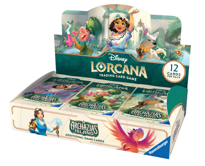 Disney Lorcana TCG: Archazia’s Island - Set 7 - Booster Display (24 Packs)