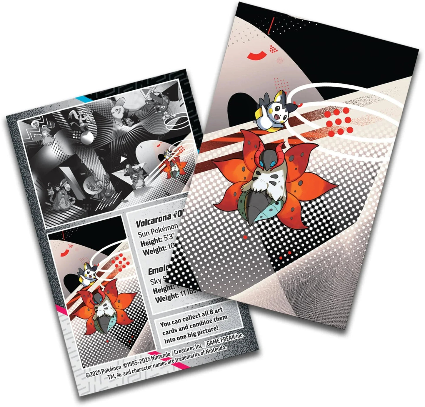Pokemon TCG: Black Bolt & White Flare - Unova Mini Tin - Volcarona & Emolga