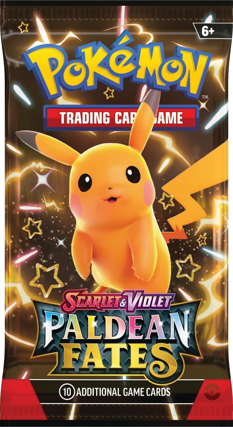 Pokemon TCG: Paldean Fates - 4-Booster Tin - Shiny Great Tusk