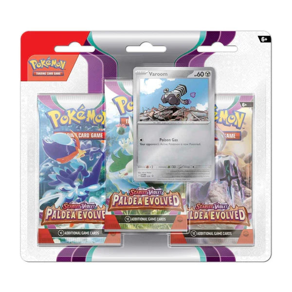 Pokemon TCG: Paldea Evolved - 3 Pack Blister - Varoom