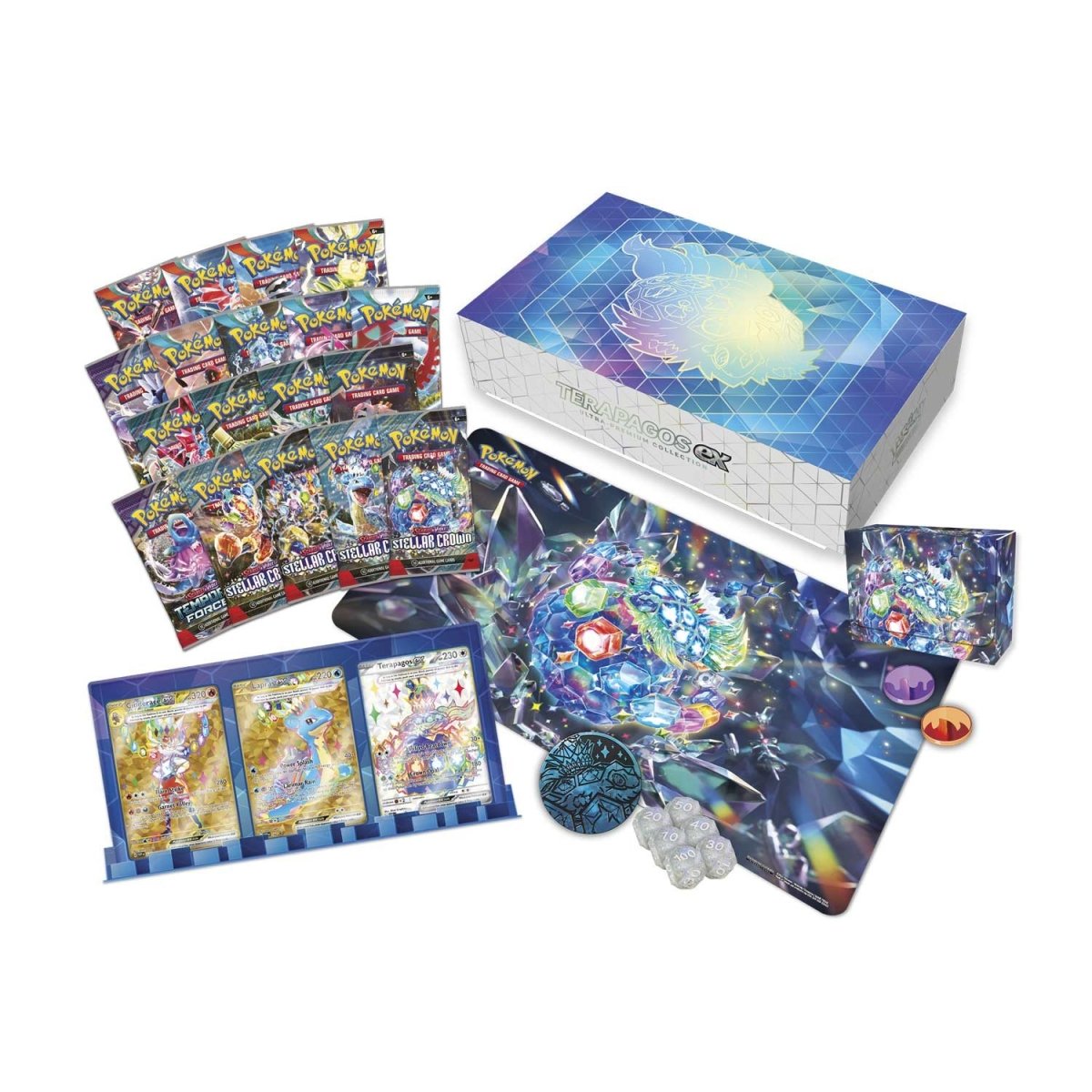 Pokémon TCG: Terapagos ex Ultra-Premium Collection **NO SEAL**