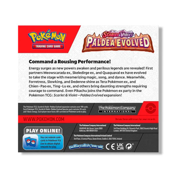 Pokemon TCG: Paldea Evolved - Booster Box (36 Packs)