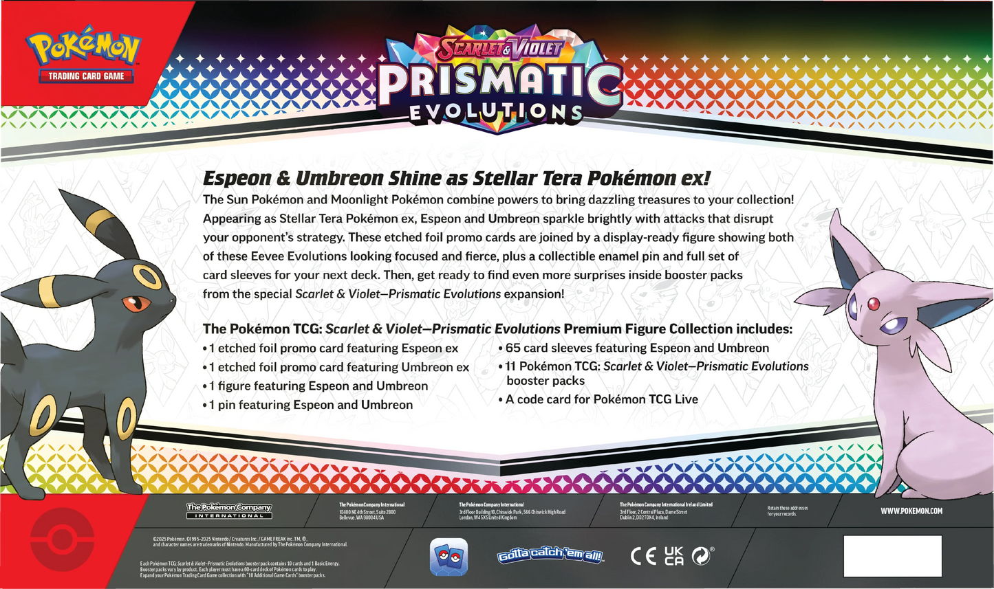 Pokemon TCG: Prismatic Evolutions - Premium Figure Collection