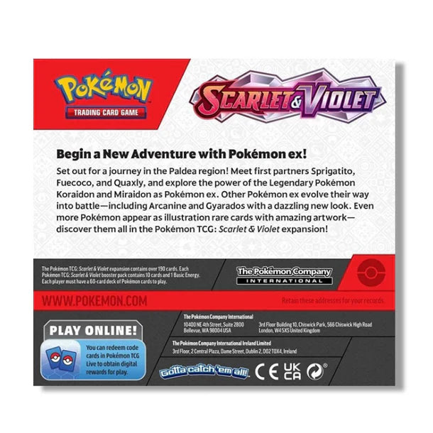 Pokemon TCG: Scarlet & Violet - Booster Box (36 Packs)