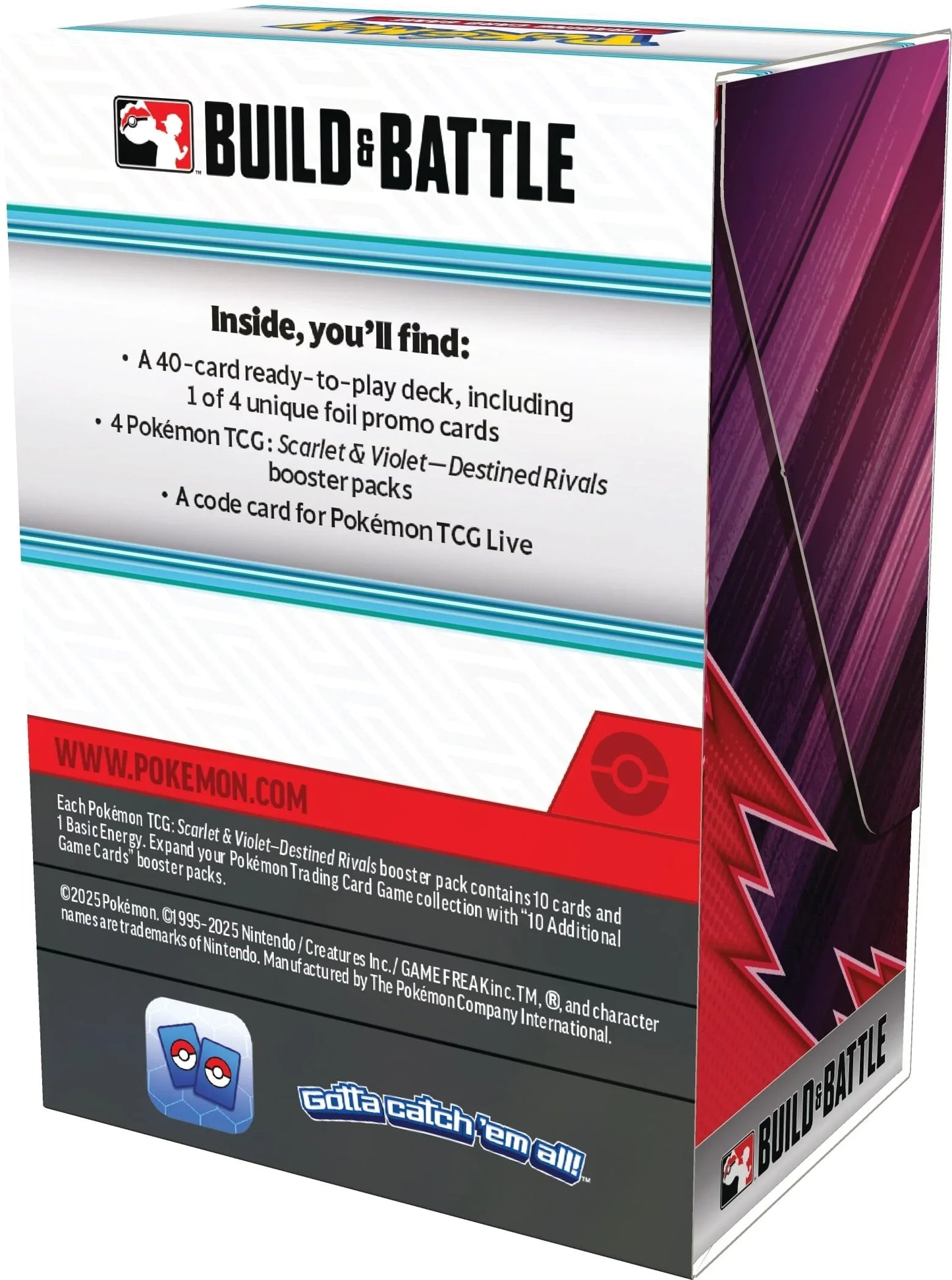 Pokemon TCG: Destined Rivals - Build & Battle Box
