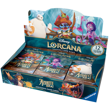 Disney Lorcana TCG: Azurite Sea - Set 6 - Booster Display (24 Packs)