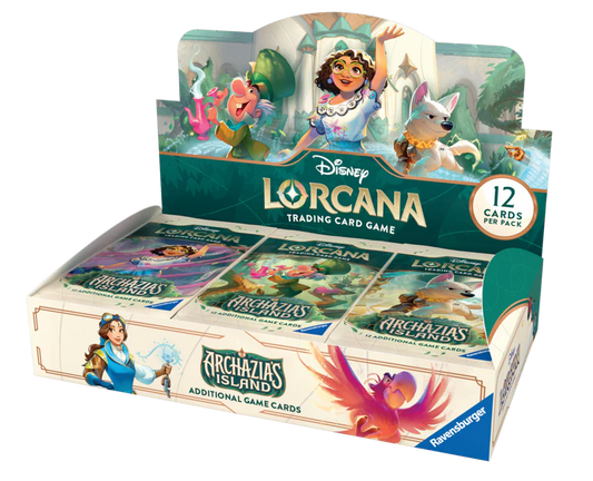 Disney Lorcana TCG: Archazia’s Island - Set 7 - Booster Display (24 Packs)