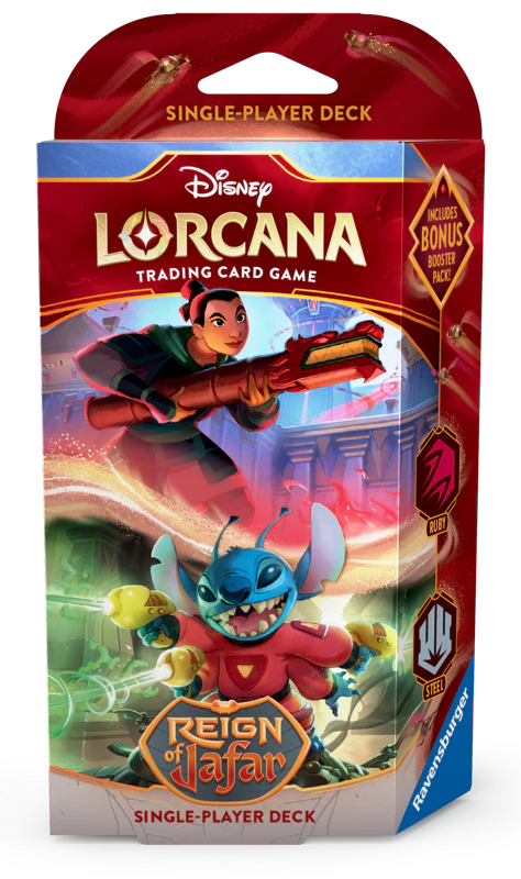 Disney Lorcana TCG: Reign of Jafar - Set 8 - Starter Deck - Mulan and Stitch