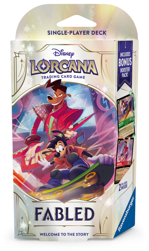 Disney Lorcana TCG: Fabled - Set 9 - Starter Deck - Max Goof & Powerline