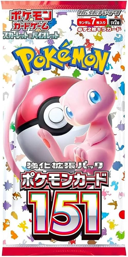 Pokémon Japanese TCG: 151 - SV2a - Japanese Booster Pack