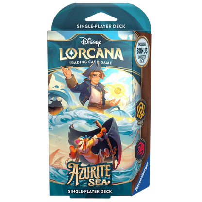 Disney Lorcana TCG: Azurite Sea - Set 6 - Starter Deck - Jim Hawkins and Tigger