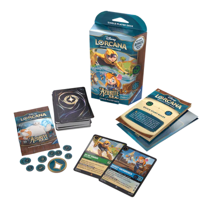 Disney Lorcana TCG: Azurite Sea - Set 6 - Starter Deck - GoGo Tomago and Gadget Hackwrench