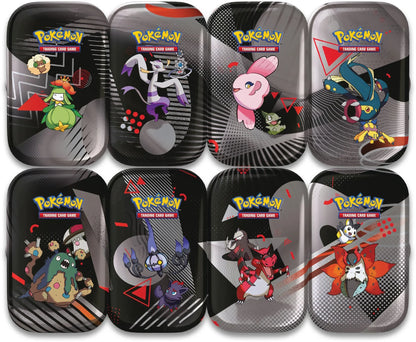 Pokemon TCG: Black Bolt & White Flare - Unova Mini Tin - Mini Tin Box - 8 Tins