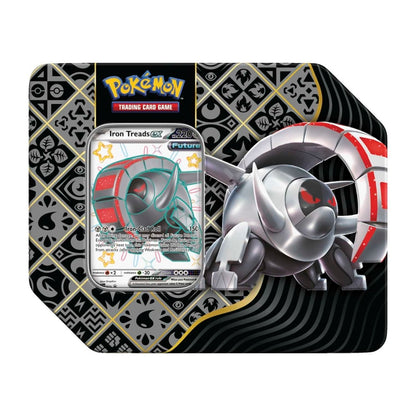 Pokemon TCG: Paldean Fates - 5-Booster Tin - Shiny Iron Treads