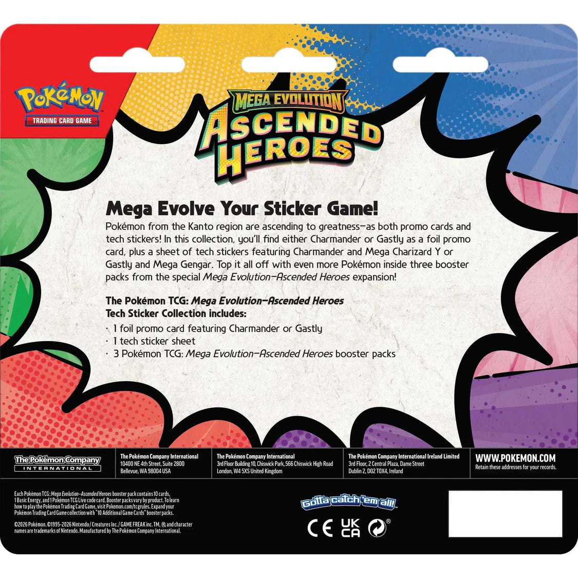 Pokemon TCG: ME2.5 Ascended Heroes Tech Sticker Collection